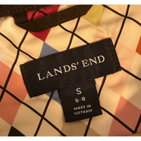 Lands End Equestrian Women's Diamond Quilted Barn Jacket Lightweight Full Zip-S - Picture 4 of 6